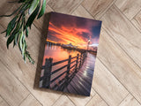 Sunset Lake View Aluminum Print