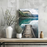 Glacier Lake Aluminum Print