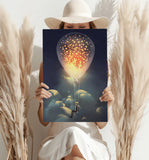 Dream Bulb Aluminum Print