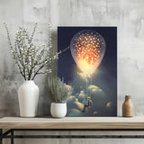 Dream Bulb Aluminum Print