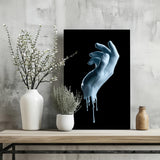 Hand in Paint Aluminum Print