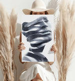 Abstract Woman Aluminum Print