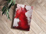 Abstract Paint Red V3 Aluminum Print