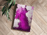 Abstract Paint Fuschia V1 Aluminum Print