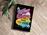 You Are Capable Aluminum Print