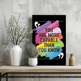 You Are Capable Aluminum Print