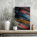 Abstract Colorful Marble Aluminum Print