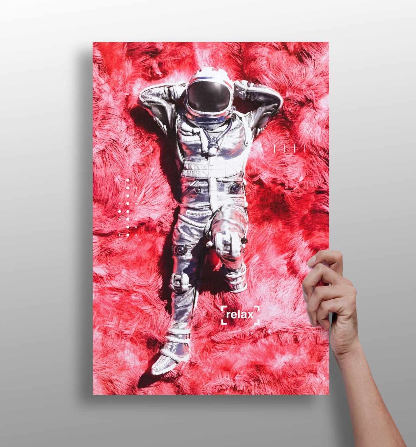 Rest Time For Astronaut Aluminum Print