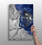 Abstract Marble Pattern V21 Aluminum Print