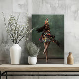 Ballet Dancer Aluminum Print