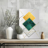 Elegant Squares Aluminum Print