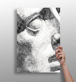 Statue Head Contemporary Aluminum Print