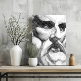 Statue Head Contemporary Aluminum Print