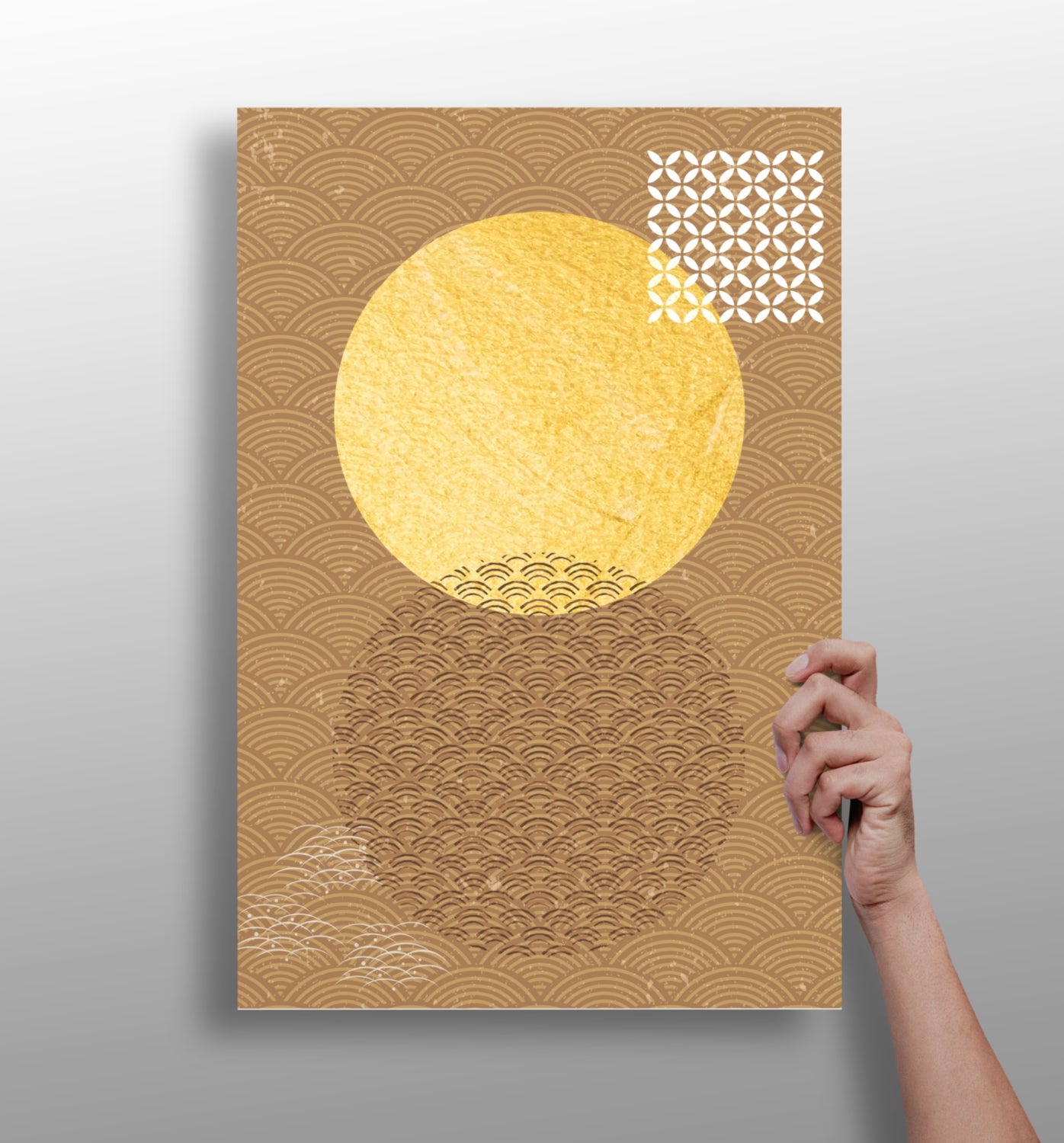 Abstract Art Dots V3 Aluminum Print