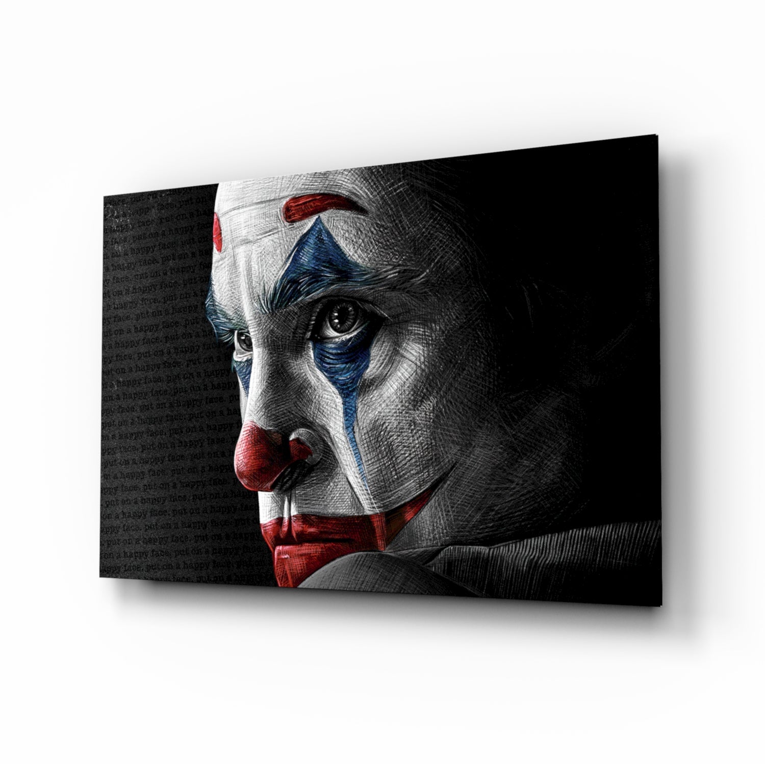 Joker Glass Wall Art