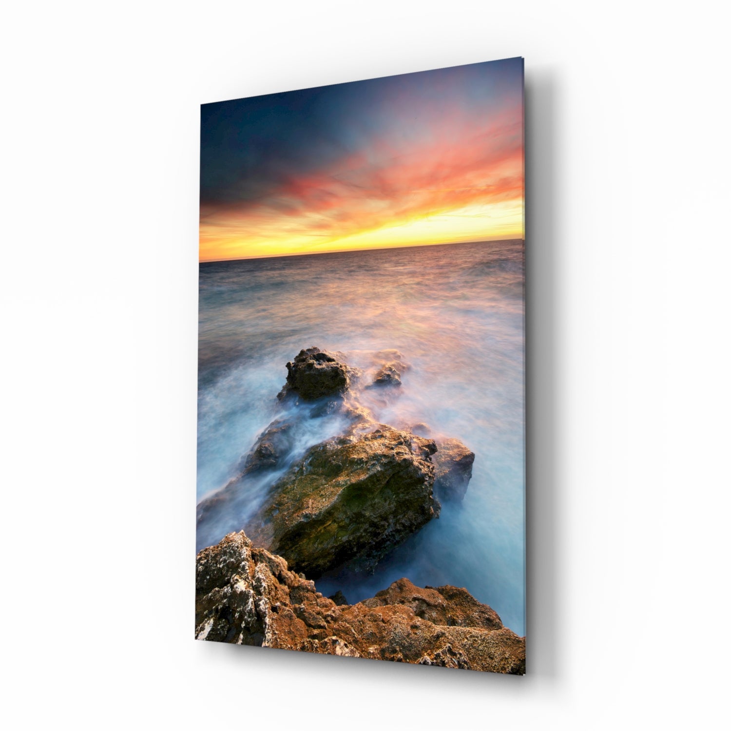 Sunset Glass Wall Art