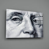 Benjamin Franklin Glass Wall Art