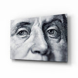 Benjamin Franklin Glass Wall Art