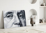 Benjamin Franklin Glass Wall Art