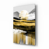 Abstract Glass Wall Art