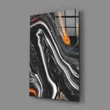 Abstract Glass Wall Art