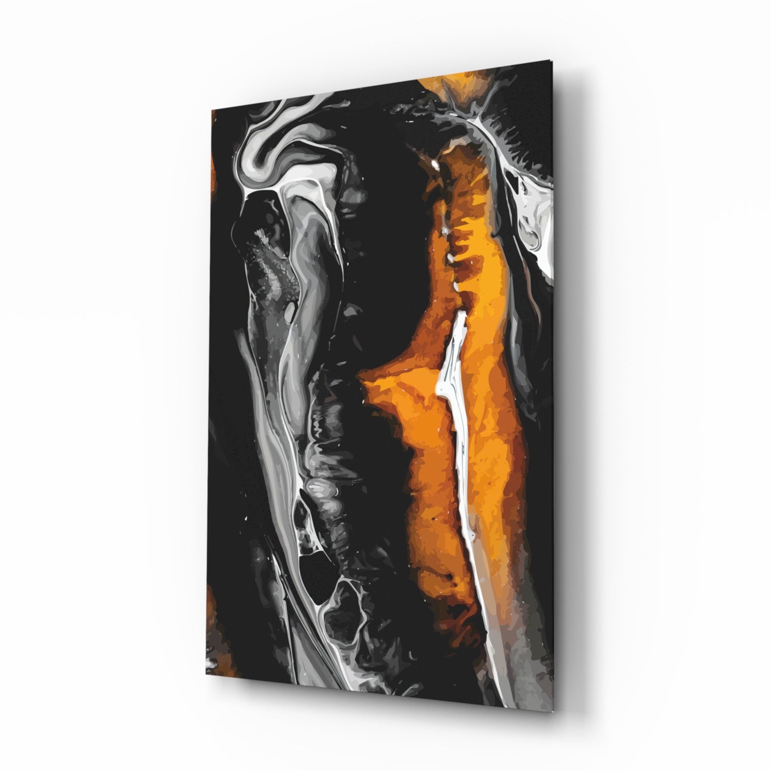 Abstract Glass Wall Art