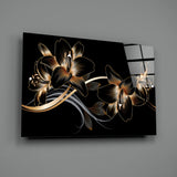 Flower Glass Wall Art