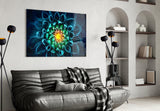 Flower Glass Wall Art