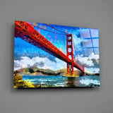 Golden Gate Bridge Glass Wall Art