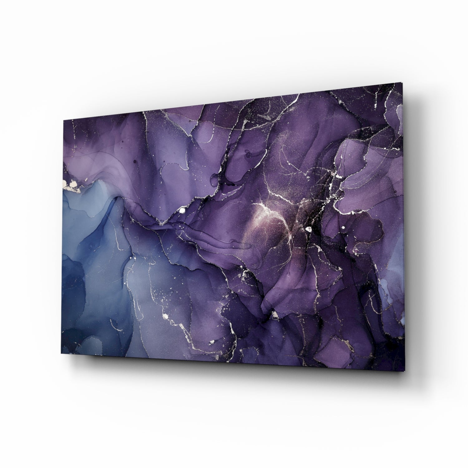 Abstract Depth Glass Wall Art