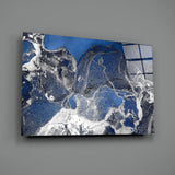 Abstract Depth Glass Wall Art