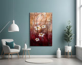 Daisies Glass Wall Art