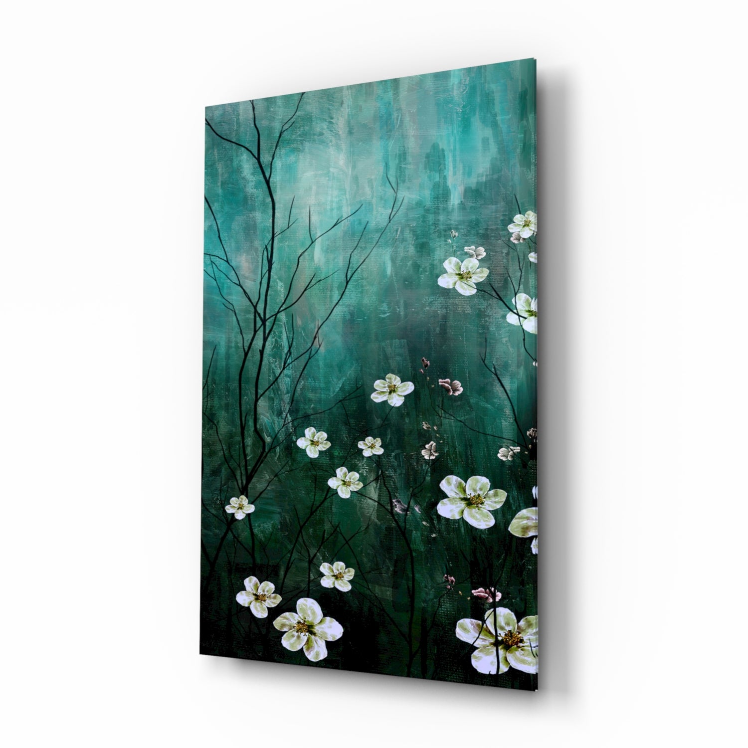 Daisies Glass Wall Art