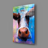 Cow Glass Wall Art