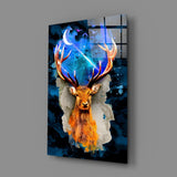 Deer Glass Wall Art