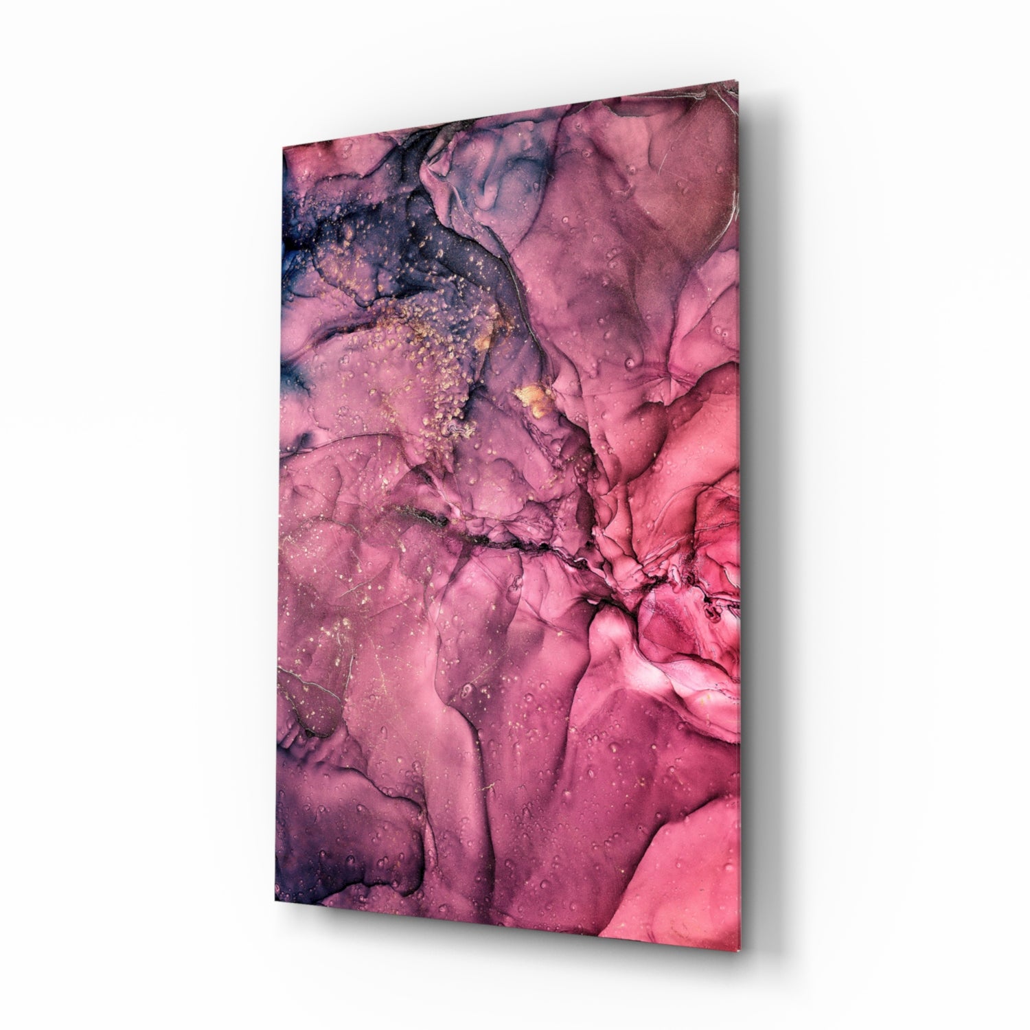 Abstract Depth Glass Wall Art