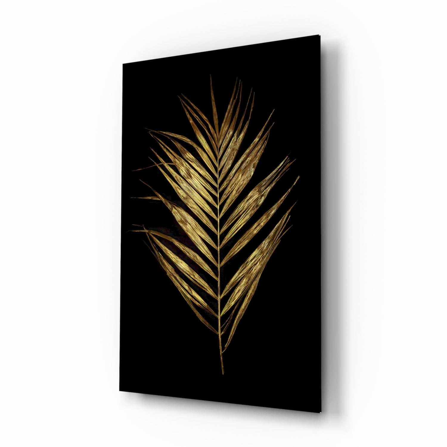 Feather Glass Wall Art