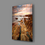 Cliffs Glass Wall Art