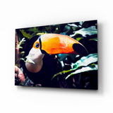 Toco Toucan Glass Wall Art