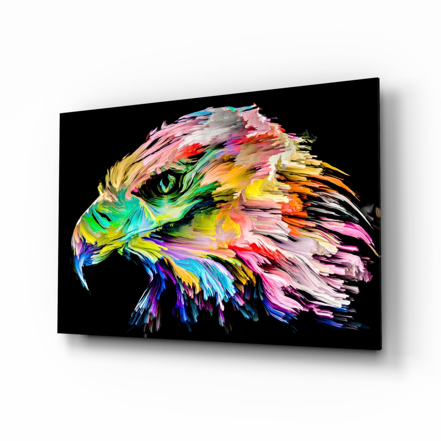 Falcon Glass Wall Art