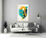 Illustration Glass Wall Art