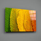 Autumn Leaves Glass Wall Art