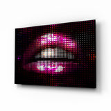 Lip Glass Wall Art