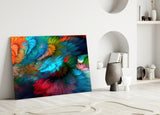 Dance of Colors Glass Wall Art