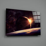 Space Glass Wall Art