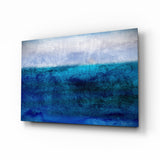 Shade of Blue Glass Wall Art