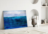 Shade of Blue Glass Wall Art