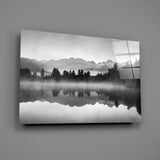 Lake View Glass Wall Art