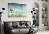 Balloon Glass Wall Art