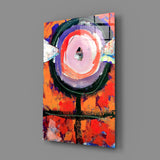 Abstract Glass Wall Art